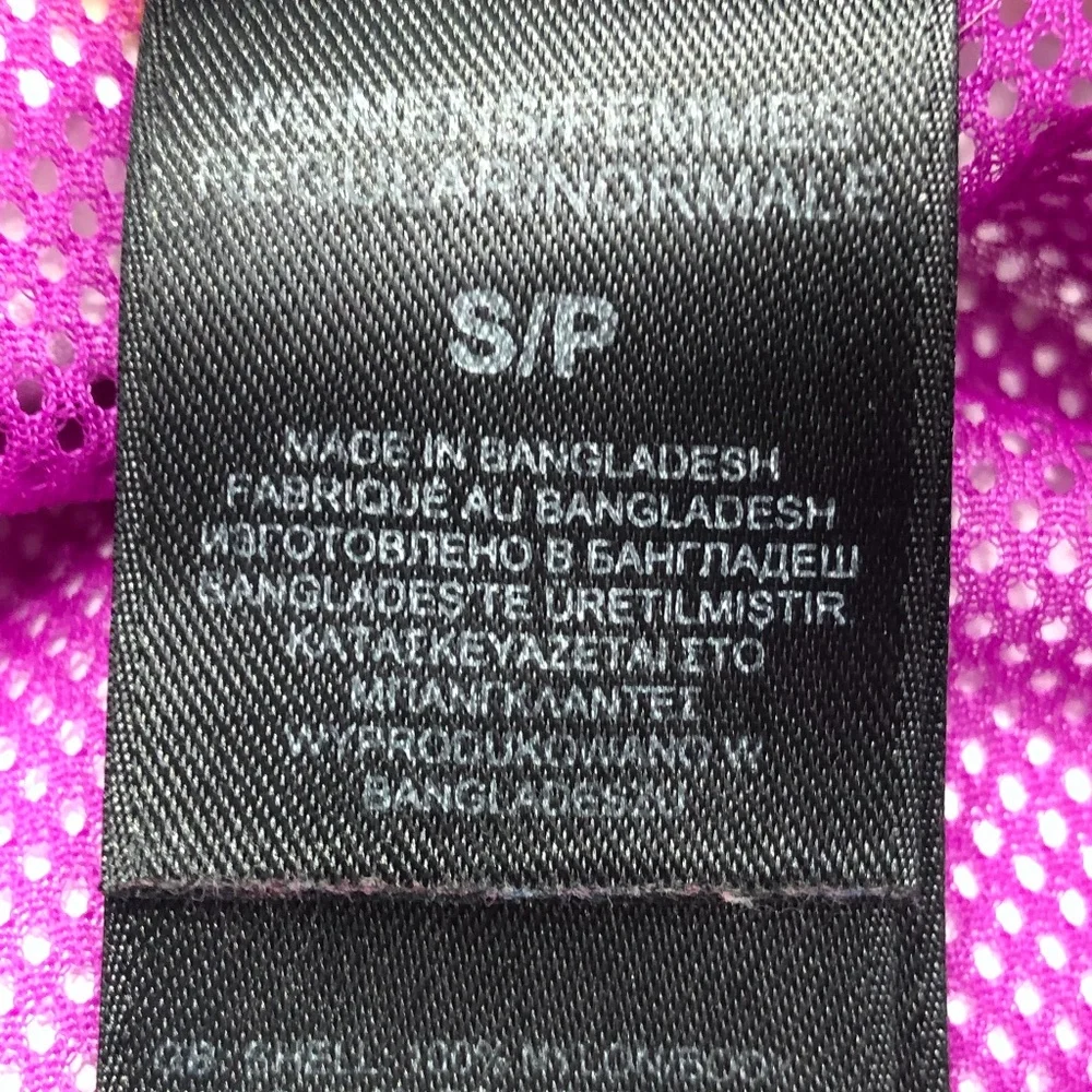THE NORTH FACE BRIGHT PINK HYVENT RAIN JACKET WITH HOOD